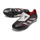 adidas Predator 25 Elite Tongue FG Nero Bianco Rosso