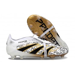 adidas Predator Elite FT 2025 FG Bianco Nero Core Oro Met