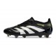 Scarpe adidas Predator Elite 25 FG Nero Bianco Limone Lucido
