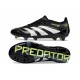 Scarpe adidas Predator Elite 25 FG Nero Bianco Limone Lucido