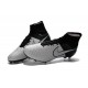 Nuovo Scarpa Calcetto Nike Magista Obra FG Uomo Pelle Bianco Nero