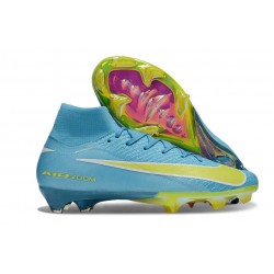 Scarpa Nike Mercurial Superfly 10 Elite FG Blu Giallo