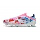 Scarpe da calcio adidas F50 Elite Laceless FG Bianco Blu Rosa