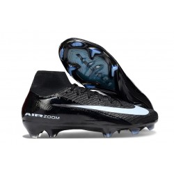 Scarpa Nike Mercurial Superfly 10 Elite FG Nero Blu Ghiaccio