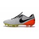 Nike Tiempo Legend 6 FG ACC Scarpini da Calcetto Uomo Bianco Nero Arancio
