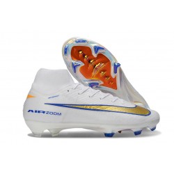 Scarpa Nike Mercurial Superfly 10 Elite FG Bianco Oro Blu