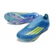adidas F50+ Laceless FG X MESSI Team Blu Royal Giallo Solare Semi Blu Burst