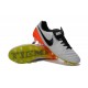 Nike Tiempo Legend 6 FG ACC Scarpini da Calcetto Uomo Bianco Nero Arancio
