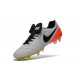 Nike Tiempo Legend 6 FG ACC Scarpini da Calcetto Uomo Bianco Nero Arancio