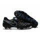 Nike Tiempo Legend 6 FG ACC Scarpini da Calcetto Uomo Nero Blu
