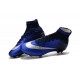 Cristiano Ronaldo Scarpe Nuove 2016 Nike Mercurial Superfly FG Blu Royal Metallic