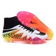 Nuovo Scarpa Nike Hypervenom Phantom 2 Tech FG Bianco Rosa Nero