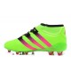 adidas Scarpe da Calcio ACE 16.1 Primeknit FG/AG Con Tacchetti Verde Rosa