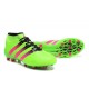 adidas Scarpe da Calcio ACE 16.1 Primeknit FG/AG Con Tacchetti Verde Rosa
