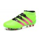 adidas Scarpe da Calcio ACE 16.1 Primeknit FG/AG Con Tacchetti Verde Rosa