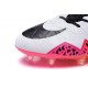 Nuovo Scarpa Nike Hypervenom Phantom 2 Tech FG Bianco Rosa Nero
