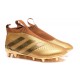 Scarpa da Calcetto Nuove 2016 adidas ACE16+ Purecontrol FG/AG Oro Nero