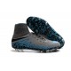 Nuovo Scarpa Nike Hypervenom Phantom 2 Tech FG Grigio Blu Nero
