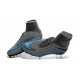 Nuovo Scarpa Nike Hypervenom Phantom 2 Tech FG Grigio Blu Nero