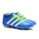 adidas Scarpe da Calcio ACE 16.1 Primeknit FG/AG Con Tacchetti Champions League Blu