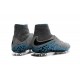 Nuovo Scarpa Nike Hypervenom Phantom 2 Tech FG Grigio Blu Nero