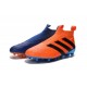 Scarpa da Calcetto Nuove 2016 adidas ACE16+ Purecontrol FG/AG Arancio Blu
