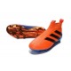 Scarpa da Calcetto Nuove 2016 adidas ACE16+ Purecontrol FG/AG Arancio Blu