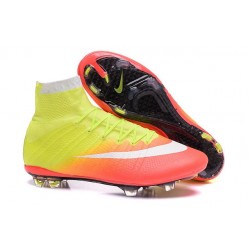 Scarpette da Calcio Uomo Nike Mercurial Superfly FG ACC Giallo Arancio Bianco