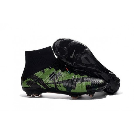 Scarpini da Calcio Nike Mercurial Superfly FG ACC Camo Verde Nero