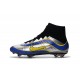 Nike Mercurial Superfly Heritage Scarpette Calcio Argent Blu Giallo