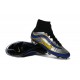 Nike Mercurial Superfly Heritage Scarpette Calcio Argent Blu Giallo