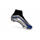Nike Mercurial Superfly Heritage Scarpette Calcio Argent Blu Giallo