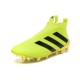 Scarpa da Calcetto Nuove 2016 adidas ACE16+ Purecontrol FG/AG Volt Nero