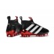 Nuovo Scarpe da Calcio 2016 adidas ACE16+ Pure Control FG Nero Rosso Bianco