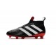 Nuovo Scarpe da Calcio 2016 adidas ACE16+ Pure Control FG Nero Rosso Bianco