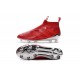 Nuovo Scarpe da Calcio 2016 adidas ACE16+ Pure Control FG Rosso Argento
