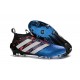 Nuovo Scarpe da Calcio 2016 adidas ACE16+ Pure Control FG Blu Bianco Rosso