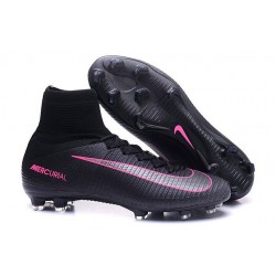 Scarpe da Calcio Cristiano Ronaldo Nike Mercurial Superfly V FG Nero Rosa