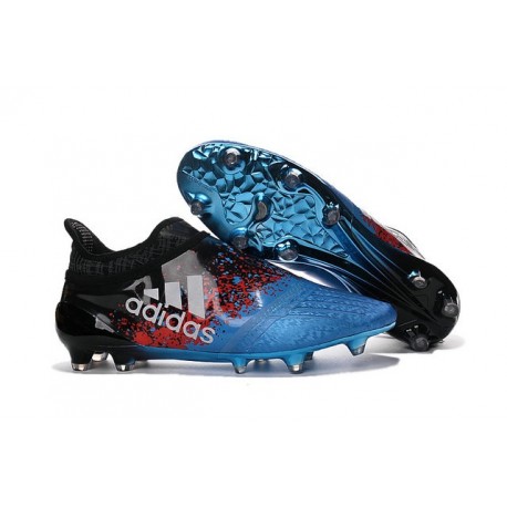 adidas X 16+ Purechaos FG Nuove 2016 Scarpa Calcio Blu Nero