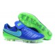 Nike Tiempo Legend 6 FG ACC Scarpini da Calcetto Uomo Blu Verde