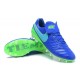 Nike Tiempo Legend 6 FG ACC Scarpini da Calcetto Uomo Blu Verde
