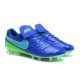 Nike Tiempo Legend 6 FG ACC Scarpini da Calcetto Uomo Blu Verde