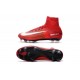 Scarpe da Calcio Cristiano Ronaldo Nike Mercurial Superfly V FG Rosa Bianco