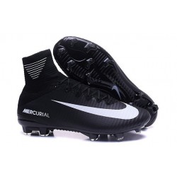 Scarpe da Calcio Cristiano Ronaldo Nike Mercurial Superfly V FG Nero Bianco