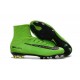 Scarpe da Calcio Cristiano Ronaldo Nike Mercurial Superfly V FG Verde Nero