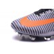 Nike Mercurial Superfly V FG Nuove 2016 Scarpa Calcetto Bianco Nero Arancio