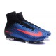 Nike Mercurial Superfly V FG Nuove 2016 Scarpa Calcetto Blu Nero Rosso
