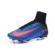 Nike Mercurial Superfly V FG Nuove 2016 Scarpa Calcetto Blu Nero Rosso
