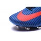 Nike Mercurial Superfly V FG Nuove 2016 Scarpa Calcetto Blu Nero Rosso
