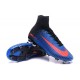 Nike Mercurial Superfly V FG Nuove 2016 Scarpa Calcetto Blu Nero Rosso